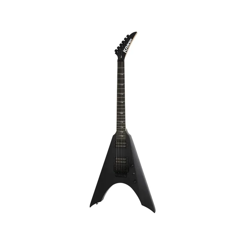 Kramer Nite-V (Floyd Rose), Satin Black (Showroom) | Letzte Stücke