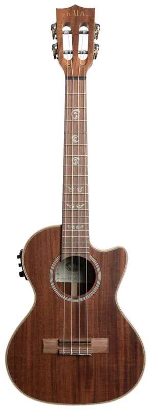 Neues Produkt | Kala KA-SA-TE-C - All Solid Acacia Tenor Ukulele, with Cutaway, EQ and Case (UC-T) "B-Stock"
