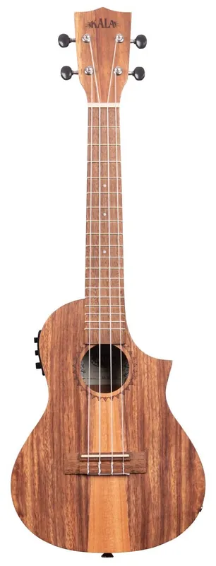 Kala KA-TK-C-CE - Teak Tri-Top Concert Ukulele, with Cutaway & EQ (Showroom) - Hochwertig