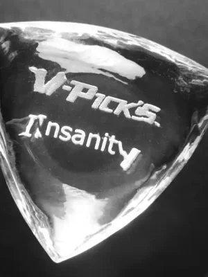 Profi-Qualität - V-picks Insanity Pick crystal clear