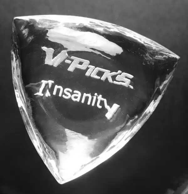 Profi-Qualität - V-picks Insanity Pick crystal clear