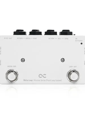 Beliebt | ONE Control Minimal Series White Loop with BJF Buffer - A/B Switch / True Bypass Looper