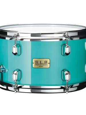 Tama S.L.P. Philo Tsoungui Mod Bubinga Snaredrum 12" x 7" - Electro Turquoise/Chrom HW - Kundenliebling