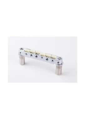 Tonepros TPFG C - Metric Tune-O-Matic Bridge with ‘G Formula‘ Saddles (Large Posts / Notched Saddles) - Chrom | Fast ausverkauft