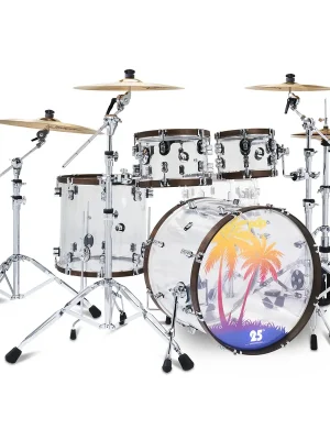 Top-Angebot - DW PDP 25th Anniversary Acrylic Kit 4-Pc