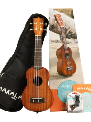 Markenqualität - Kala MK-S/PACK - Soprano Ukulele Pack, with Tuner & Bag