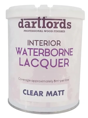 Hammerpreis - Dartfords Matter Klarlack auf Wasserbasis - 1 Liter