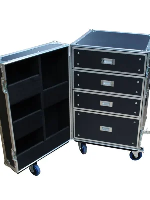 Schnäppchen - Proel SL04DRW - Case mit it 4 Schubladen und Lenkrollen