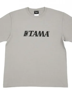 Tama T-Shirt "Black Logo" - grau - L - Nur solange der Vorrat reicht