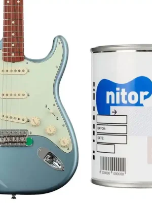 Extra sparen - Nitorlack Nitrocellulose Blue Ice Metallic - 500 ml Dose