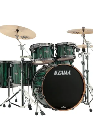 Tama Starclassic Performer Shell Kit 5 teilig - Green Grove Aurora/Black Nickel HW - Beliebt