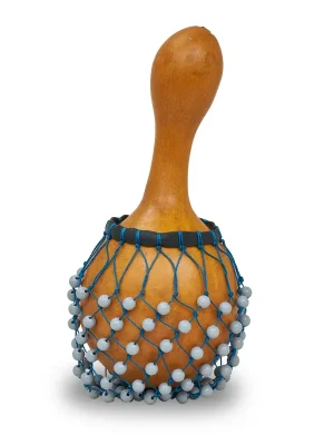 Neue Ware | Afroton ACH719N Chekere, Ø 8-10cm, Perlennetz