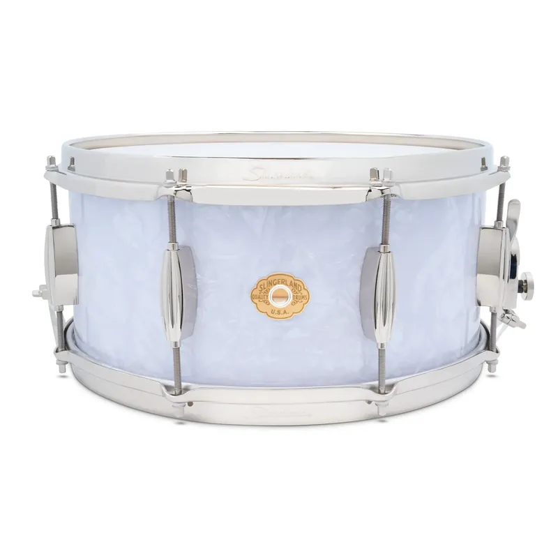 Slingerland Radio King Artist Snare,14" x 6.5" White Marine Pearl - Online kaufen