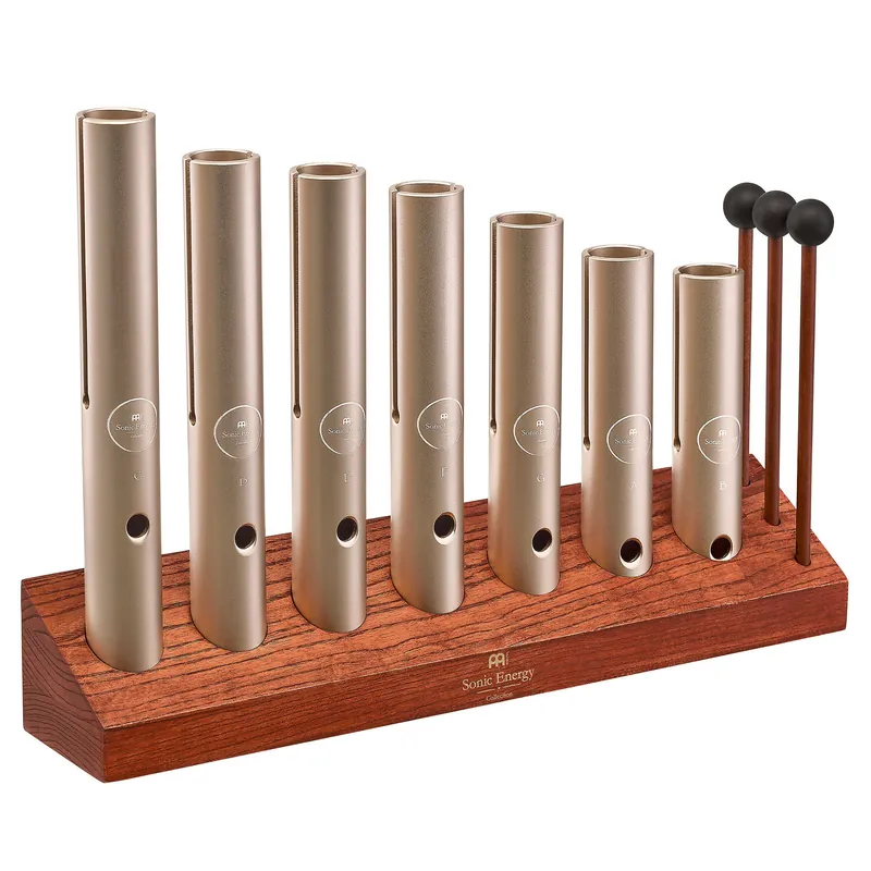 Sparangebot - Meinl Sonic Energy Wah-Wah Tube Chakra Set 432 Hz Champagnergold - 7 teilig
