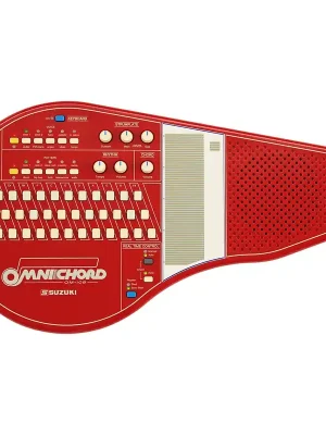 Suzuki Omnichord OM-108 Limited Red Synthesizer - Rabatt