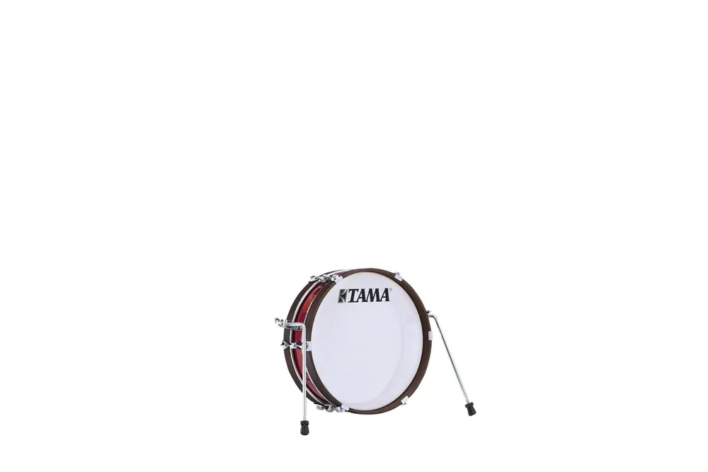 Tama Club-Jam Pancake Bass Drum 18" x 4"- Burnt Red - Top-Qualität