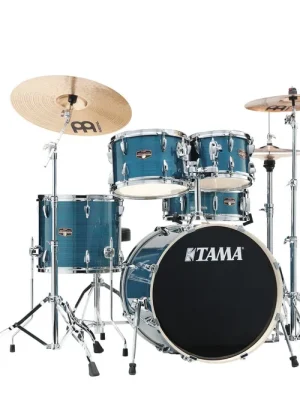 Preisknaller - Tama IP50H6W Imperialstar Drum Set 5 teilig - Hairline Blue + Hardware