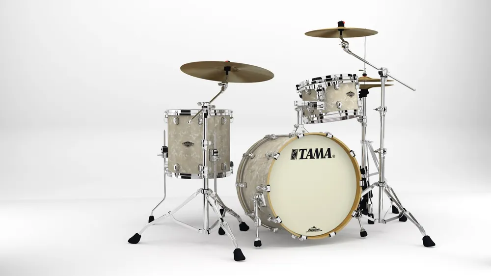 Sonderaktion | Tama Starclassic Walnut/Birch Duracover Wrap Shell Kit 3 teilig - Vintage Marine Pearl