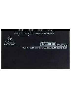 Nur heute | Behringer MicroHD HD400 - 2-Kanal Brumm-Unterdrücker