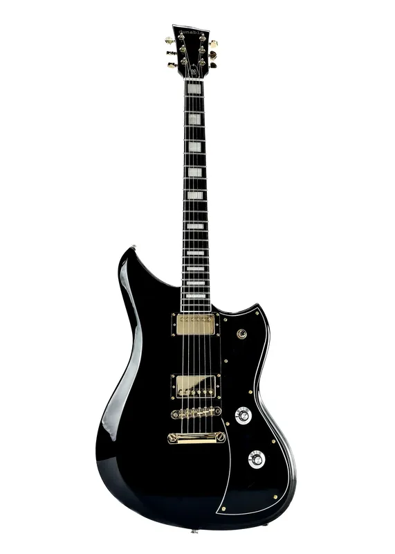 Dunable Guitars Yeti DE - Gloss Black Gold Hardware | Neue Ware