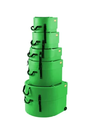 Hardcase HLROCKFUS-2LG Rock/Fusion Case Set 2 - Light Green | Begrenzte Stückzahl
