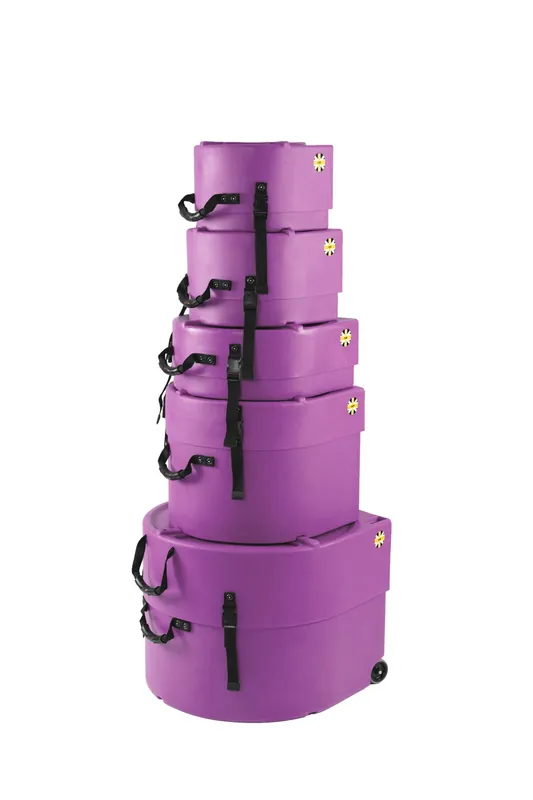 Hardcase HLROCKFUS-3PU Rock/Fusion Case Set - Purple - Neu im Shop