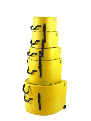 Preisknaller | Hardcase HLROCKFUS-6Y Rock/Fusion Case Set - Yellow