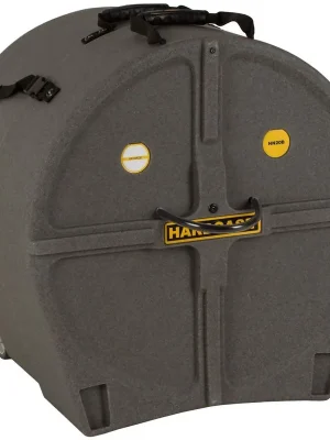 Top-Preis - Hardcase HNL22B-G Bass Drum Case mit Rollen 22" - Granite