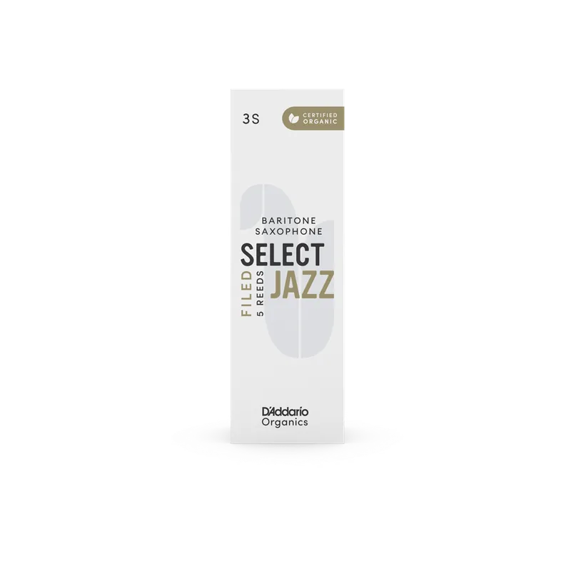 Vorteilspreis | D‘ADDARIO Select Jazz-Blätter filed Bariton 3Soft