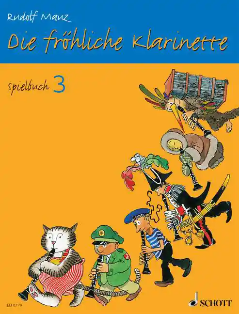 Ausverkauf - Die fröhliche Klarinette Spielbuch 3 (Rudolf Mauz)