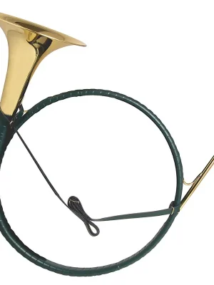 K&H-B-Parforcehorn 1309 Leder lackiert - Sofort bestellbar