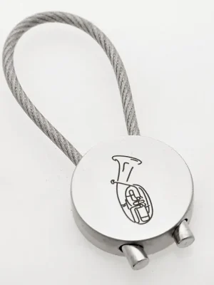 Art of Music-Tenorhorn-Schlüsselanhänger rund - Heute kaufen