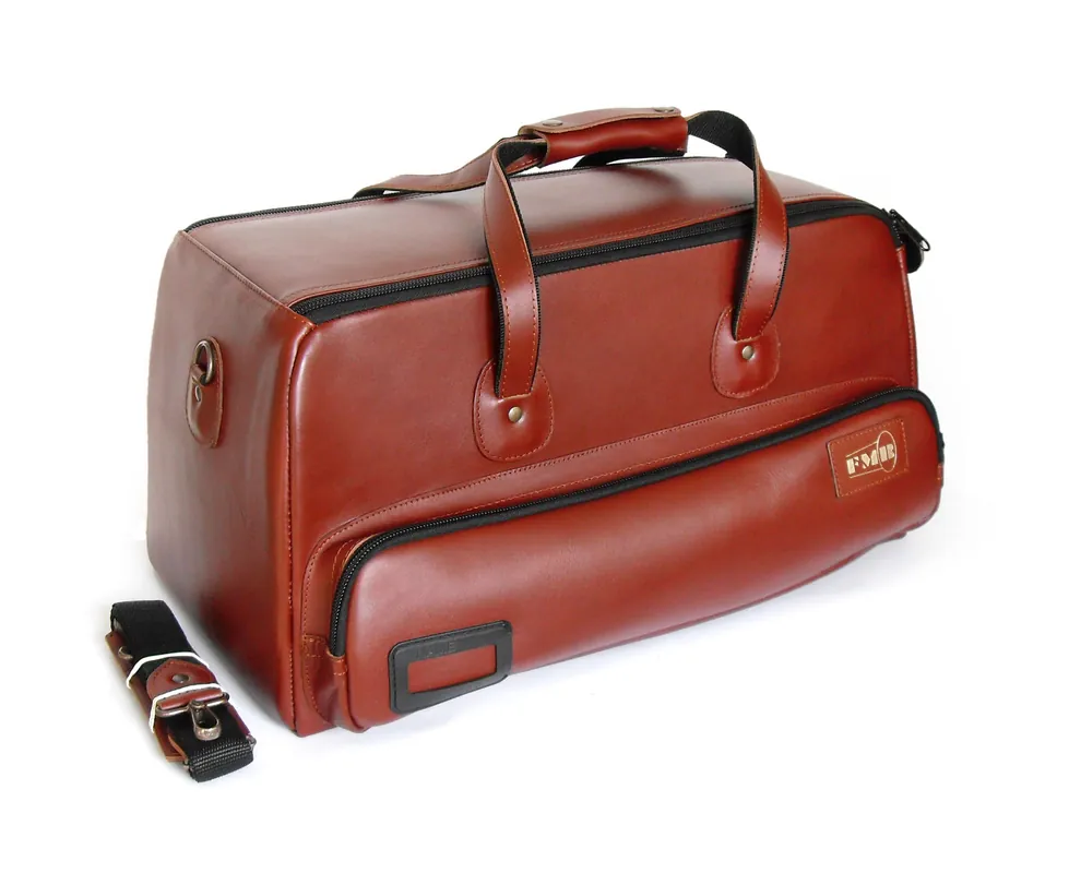 FMB-Bag 3 Trompeten Leder, braun - Nur solange der Vorrat reicht
