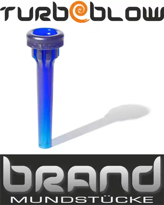 Nur diese Woche - BRAND- Groove, blau Trompetenmundstück