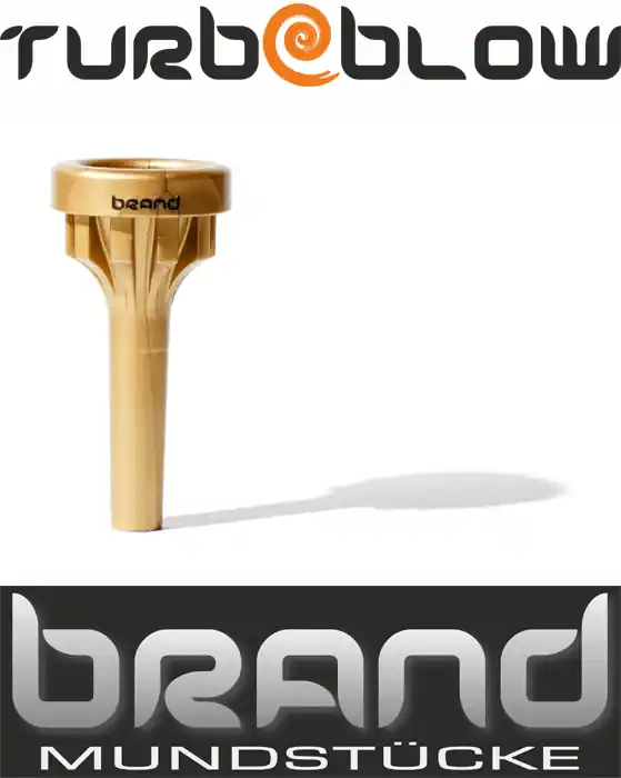 Sonderpreis | BRAND-Mundstück-Bassposaune 4A L, gold