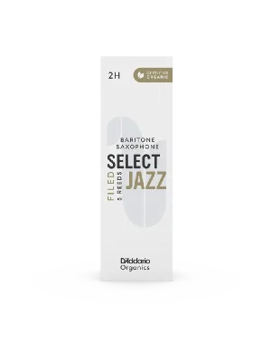 Herstellerpreis - D‘ADDARIO Select Jazz-Blätter filed Bariton 2Hard