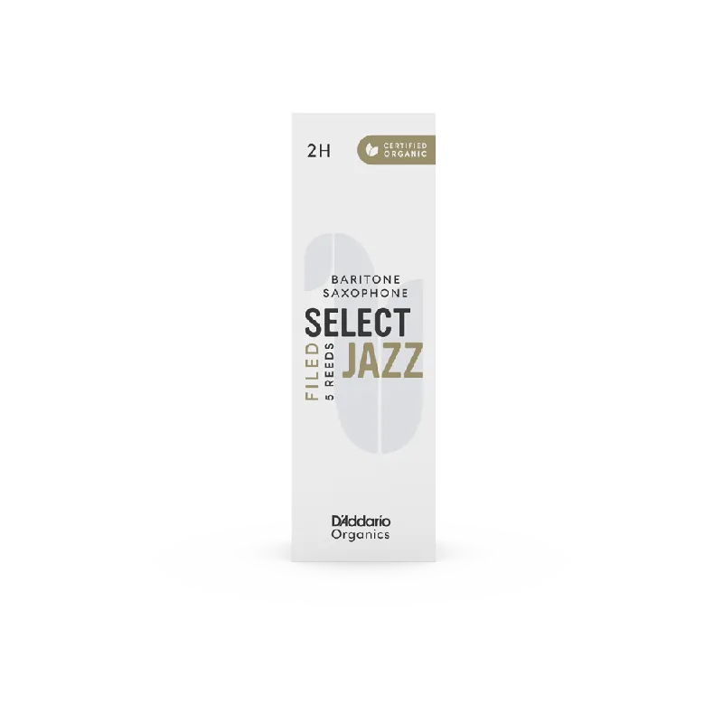 Herstellerpreis - D‘ADDARIO Select Jazz-Blätter filed Bariton 2Hard