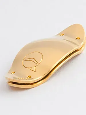 LeFreque -Soundbrücke - Solid gold 14K yellow 33 mm | Vorteilspreis