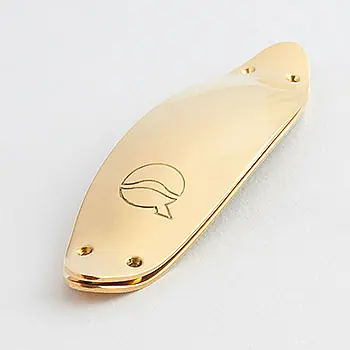 Jetzt erhältlich - LeFreque -Soundbrücke - Fine silver / gold plated yellow 76 mm