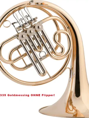 JOSEF LIDL- B-WALDHORN LHR 335 G Goldmessing + Flipper | Sofort kaufen