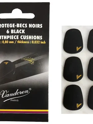 VANDOREN Bissplatten 6-er Pack. schwarz | Preisvorteil
