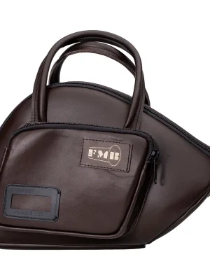 Schnell zugreifen | FMB-Jagdhorntasche Fürst-Plesshorn -de Luxe- Leder Antik braun