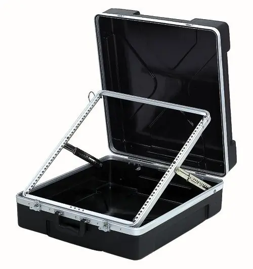 Einfache Rückgabe - MHM 19" Rack Mixer Koffer mit 12 HE Einbautiefe ABS-FMR Mixercase Mischpultcase