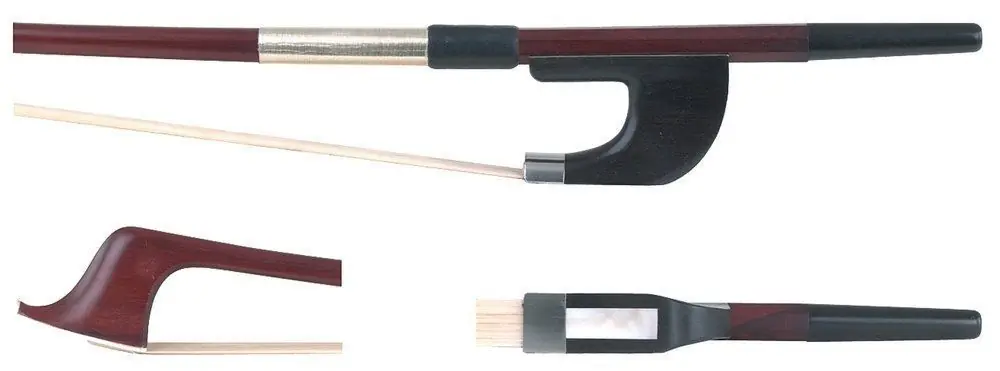 GEWA Bassbogen 3/4 Brasilholz deutsches Modell, runde Stange, Kontrabass | Top-Angebot