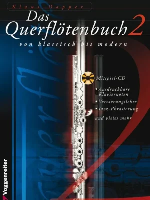 Geprüfte Qualität - Noten Das Querflötenbuch 2 - Flute von Klaus Dapper incl. CD Voggenreiter-Verlag
