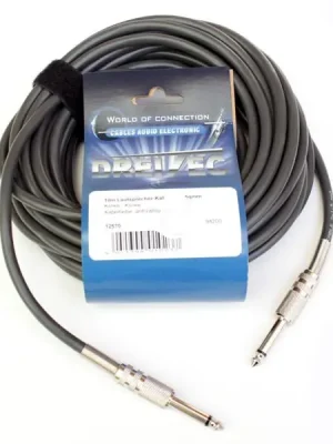 Boxenkabel 6,3mm Klinke/Klinke, 2x1,5mm², 10 Meter | Profi-Qualität