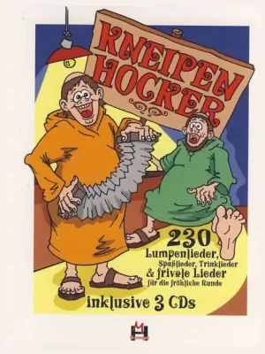 Noten Kneipenhocker 230 Lumpenlieder Bosworth Verlag incl. 3 CD´s - Nur solange der Vorrat reicht
