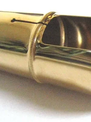Blattkapsel Tenorsaxophon Messing lackiert - Verfügbar