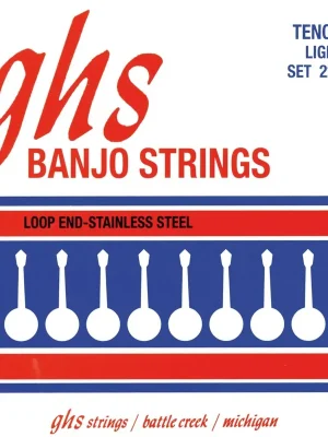 Beliebt | GHS Banjo-Saiten Set 220 für Tenor-Banjo 010,5-028