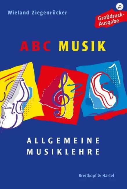 Buch "ABC Musik" Allgemeine Musiklehre Wieland Ziegenrücker Breitkopf & Härtel - Nur noch wenige